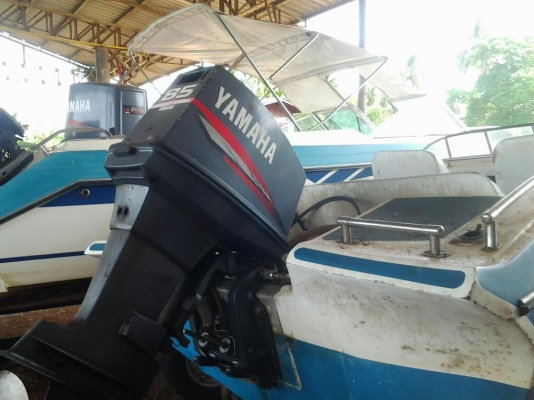 ขายเรือเร็วไฟเบอร์กาส 17 ฟุต เครื่องยามาฮา 85 แรง สภาพพร้อมใช้งานค่ะ ขายเรือเร็วไฟเบอร์กาส 17 ฟุต เครื่องยามาฮา 85 แรง สภาพพร้อมใช้งานค่ะ