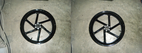 ### ลดราคาพิเศษ ล้อหน้า-หลัง CBR 250 RR ปี 92 (สี่สูบ) ###