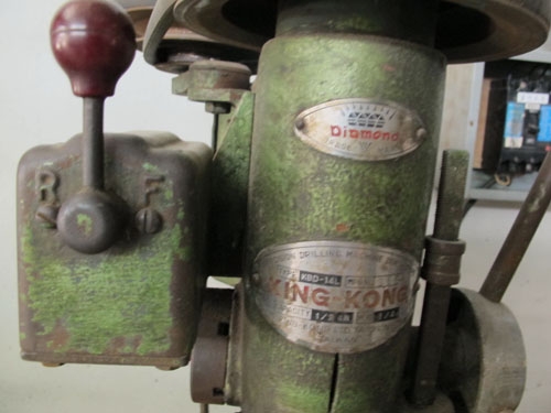 ขายสว่านแท่นตัวใหญ่ KING KONGของไต้หวันไฟ3เฟส380โวล์ล