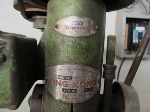 ขายสว่านแท่นตัวใหญ่ KING KONGของไต้หวันไฟ3เฟส380โวล์ล