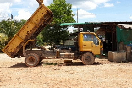 6ล้อดัมพ์ TOYOTA 115แรงม้า BU87 รถพร้อมใช้ เครื่องดี เอกสารเล่มทะเบียน 087-2976734