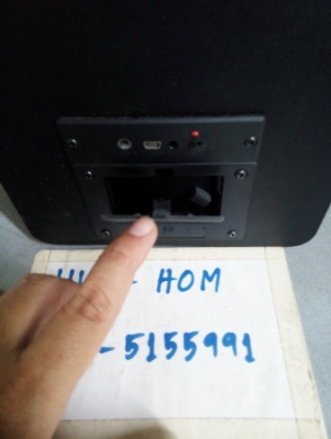 ลำโพง กระเป๋าหิ้ว เสียบ USB card FM มีลำโพง 2 ดอก