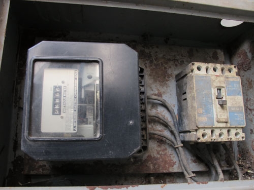 ขายมิเตอร์ไฟพร้อมเบรกเกอร์ไฟ3เฟส 380โวล์ล