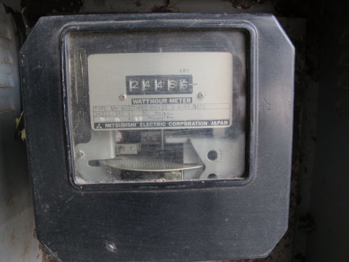 ขายมิเตอร์ไฟพร้อมเบรกเกอร์ไฟ3เฟส 380โวล์ล