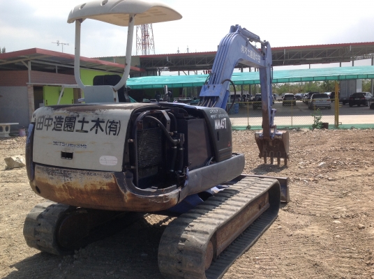 ขายรถแบคโฮ MITSUBISHI MM45T แทร็กยาง มือสองญี่ปุ่น