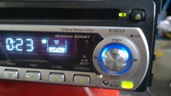 เครื่องเล่น Kenwood CD/MP3 Dynamic BOOST E303