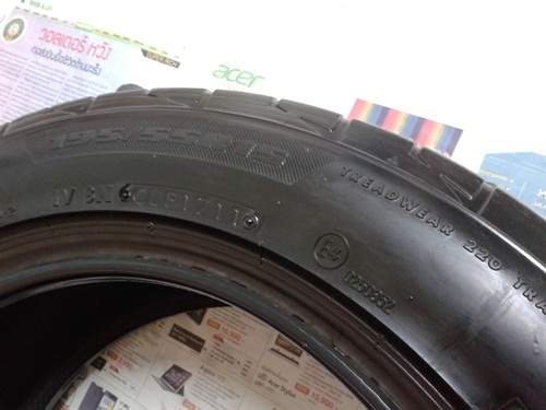 ยาง,195-55-15 Bridgestone RE002 ปี11หนึ่งคู่1,700