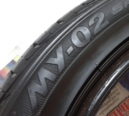 ยาง,195-50-15 Bridgestone MY02 สภาพดีปี12แก่ๆหนึ่งคู่2,200