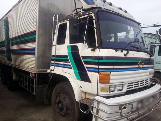 ขายรถบรรทุกสิบล้อ HINO FL186 เครื่อง HO7C 185 แรง 1 เพลา ตู้แสตนเลส ทะเบียนพร้อม