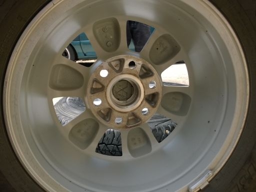 ล้อแม็ก Mitsubishi Triton-plus ขอบ 16 กว้าง 7 ออฟ38 พร้อมยาง Dunlop Grandtrek 245-70-16 ปี12 สภาพพร้อมใช้ มีรอยนิดเดียว ราคา 4 วง 11,500 บาท