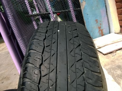 ล้อแม็ก Mitsubishi Triton-plus ขอบ 16 กว้าง 7 ออฟ38 พร้อมยาง Dunlop Grandtrek 245-70-16 ปี12 สภาพพร้อมใช้ มีรอยนิดเดียว ราคา 4 วง 11,500 บาท