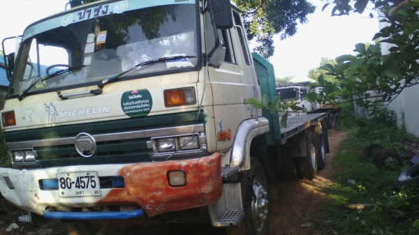 ขายรถ 10 ล้อพื้นเรียบ NISSAN UD CWM430M-04146 250 แรงม้า 2 เพลา ราคา 680000