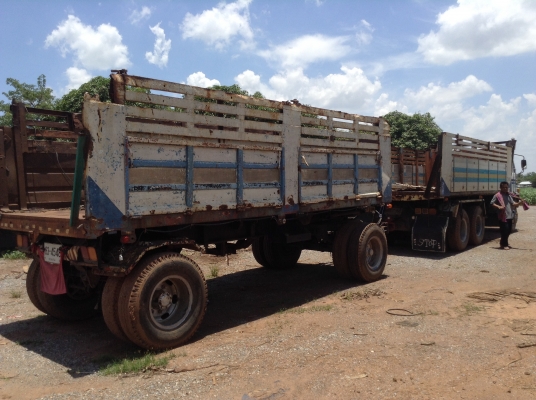 ขายพ่วงแม่ลูกดั้ม ISUZU FXZ13NFY เครื่อง 6HE1 เทอร์โบ 240 แรงม้า เกียร์ Easton คัสซีสวยตลอดเส้น เบรคทิฟฟี่ ยางเต็ม ทะเบียนพร้อมโอน ราคาต่อรองได้อีกครับ