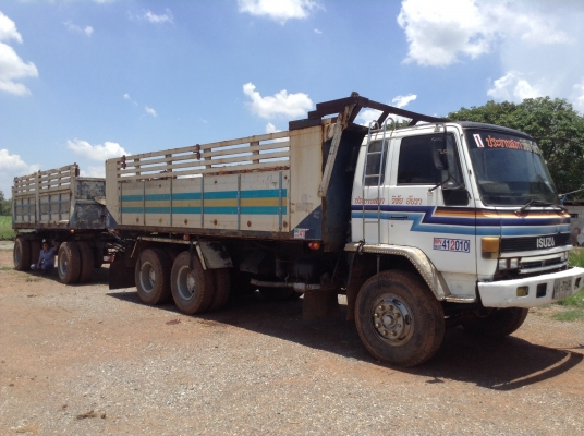 ขายพ่วงแม่ลูกดั้ม ISUZU FXZ13NFY เครื่อง 6HE1 เทอร์โบ 240 แรงม้า เกียร์ Easton คัสซีสวยตลอดเส้น เบรคทิฟฟี่ ยางเต็ม ทะเบียนพร้อมโอน ราคาต่อรองได้อีกครับ