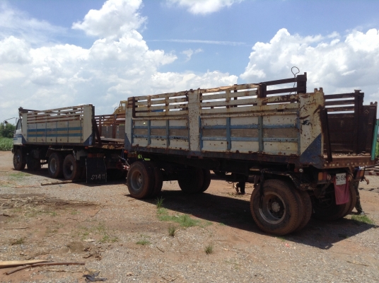 ขายพ่วงแม่ลูกดั้ม ISUZU FXZ13NFY เครื่อง 6HE1 เทอร์โบ 240 แรงม้า เกียร์ Easton คัสซีสวยตลอดเส้น เบรคทิฟฟี่ ยางเต็ม ทะเบียนพร้อมโอน ราคาต่อรองได้อีกครับ