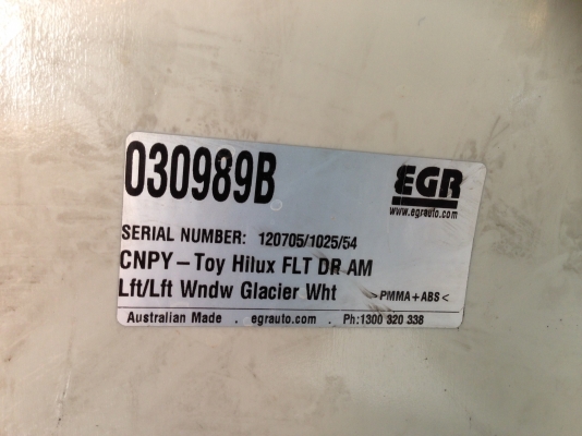 หลังคากระบะ toyota vigo 4 ประตู ปี 2006 - 2014