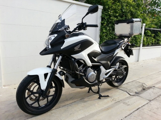 ขายHONDA NC700X COMBINED ABS รับรถ ธ.ค.2012 จดทะเบียน เม.ย.2014 รถออกศูนย์บิ๊กวิง 4แสนกว่า+ของแต่งติดศูนย์ครบๆกว่า7หมื่น สภาพใหม่ ใช้งานน้อย4,8xxกม. ทะเบียนแท้  รายการขแงแต่ง ชุดต่อบังโคลนหน้า ไฟเดย์ไลท์PIAA ชิล118BIKE การ์ดปลายแฮนRISOMA กันล้มSW MOTECH แ