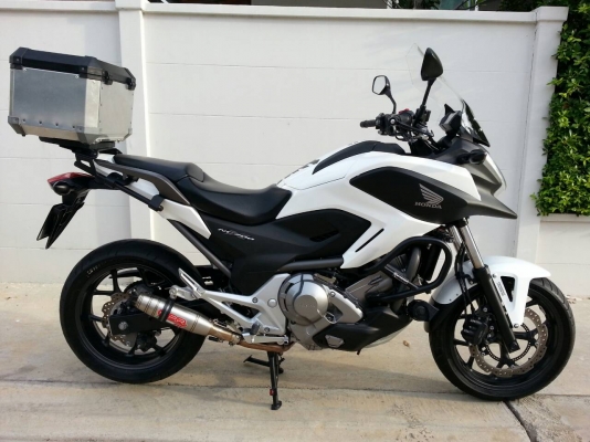 ขายHONDA NC700X COMBINED ABS รับรถ ธ.ค.2012 จดทะเบียน เม.ย.2014 รถออกศูนย์บิ๊กวิง 4แสนกว่า+ของแต่งติดศูนย์ครบๆกว่า7หมื่น สภาพใหม่ ใช้งานน้อย4,8xxกม. ทะเบียนแท้  รายการขแงแต่ง ชุดต่อบังโคลนหน้า ไฟเดย์ไลท์PIAA ชิล118BIKE การ์ดปลายแฮนRISOMA กันล้มSW MOTECH แ