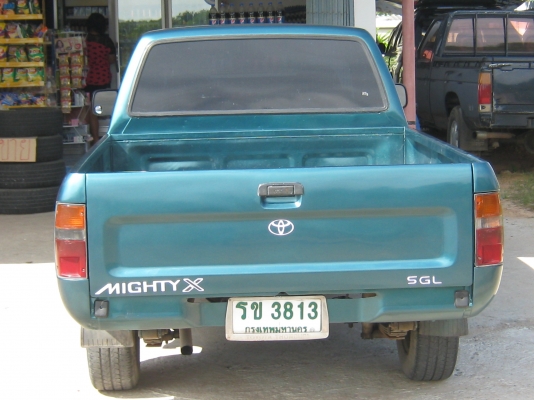 ขายรถกระบะไมตี้ x รุ่นพิเศษลักชูรี่ ปี 96 ติดเครื่องเสียงชุดใหญ่เพาเวอร์แอมป์ 2 ตัวดังกระหึ่ม