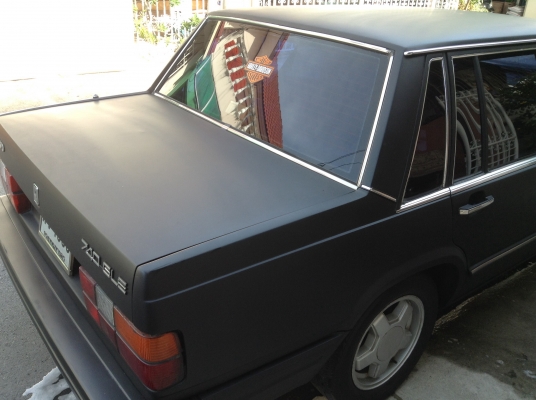 ขาย volvo 740 ดำด้านดุๆ เท่ๆ ราคา 100,000 บาท หรือแลกมอเตอร์ไซค์ CB-400 ติดต่อคุณเอ๋ 092-6356419