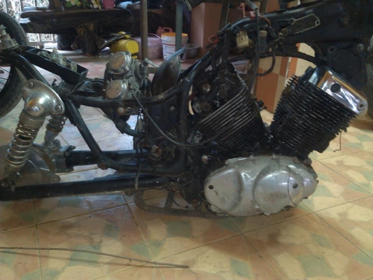 ซาก yamaha virago400 มีสำเนาหน้าเล่ม ขาย4,000บาท.