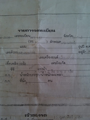 ซาก yamaha virago400 มีสำเนาหน้าเล่ม ขาย4,000บาท.