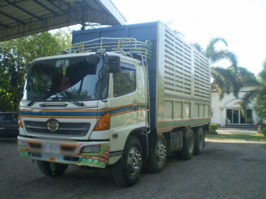 ขายรถบรรทุก HINO FM1JNRD เครื่อง JO8C 260 แรง ปี 46 12 ล้อ กระบะดัมพ์มิเนียม