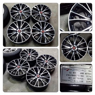 ขายแม็กมือ2ขอบ 15 Lenso Samulai 4 รู100/114 ราคา 6,900 บาท ใส่ฟรี