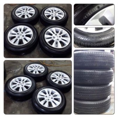 ขายล้อแม็กซ์ 15 New Honda City + ยางปี13 ราคา 10,900 บ. ถูกที่สุดดดด