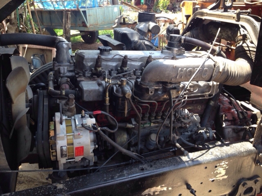 ขายรถหกล้อติดเครน HINO KR360 เครื่อง HO7C 185 แรง กระบะยาว 6 เมตร เครน tanado 3 ตัน