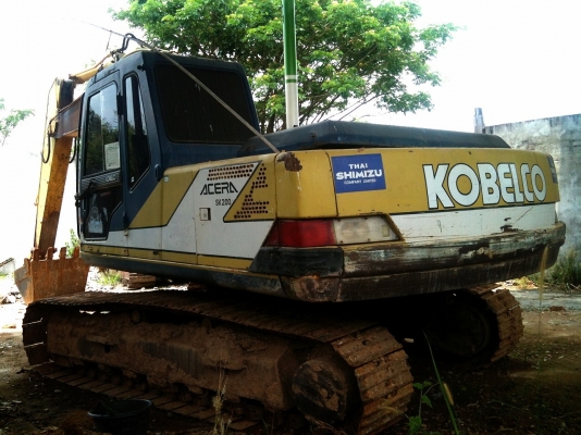 ขายรถแบคโฮ KOBELCO SK200 MARK3 เอกสารเล่มทะเบียน เจ้าของขายเอง ต่อรองได้