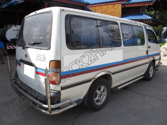 รถตู้ TOYOTA จดทะเบียนปี 2550 เป็นเครืองดีเซล 89 แรงม้า สภาพพร้อมใช้งาน เอกสารพร้อมโอน