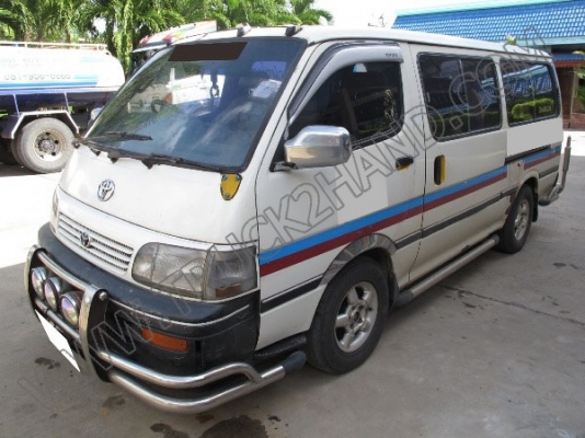 รถตู้ TOYOTA จดทะเบียนปี 2550 เป็นเครืองดีเซล 89 แรงม้า สภาพพร้อมใช้งาน เอกสารพร้อมโอน