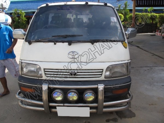 รถตู้ TOYOTA จดทะเบียนปี 2550 เป็นเครืองดีเซล 89 แรงม้า สภาพพร้อมใช้งาน เอกสารพร้อมโอน