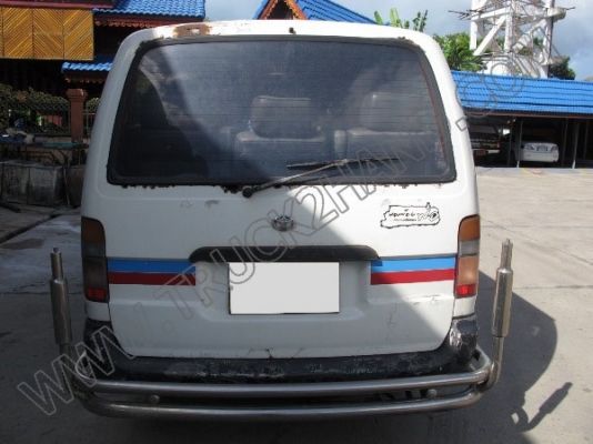 รถตู้ TOYOTA จดทะเบียนปี 2550 เป็นเครืองดีเซล 89 แรงม้า สภาพพร้อมใช้งาน เอกสารพร้อมโอน