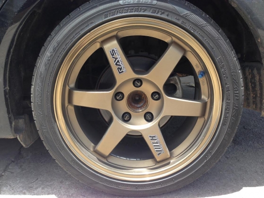 TE37แท้ สภาพนางฟ้า ขอบ17 5รู114.3