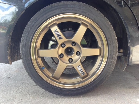 TE37แท้ สภาพนางฟ้า ขอบ17 5รู114.3