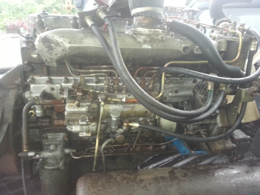 เครื่อง 6BD เกียร์ร็อคเสื้อลาย ปั้มลมเพาเวอร์ พร้อมใบคุ้ม