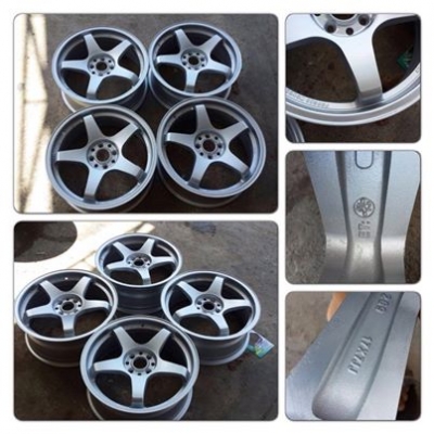 ขายแม็กมือ2ลาย Project D 5ก้าน ขอบ17 4รู100 ราคา7,300 บาท สีใหม่สวยเวอร์