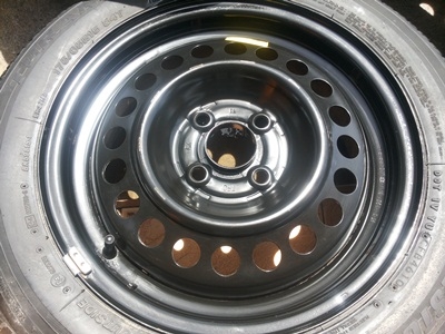 ขายล้อกะทะ HONDA ขอบ15 4รู100 พร้อมยางและฝาครอบ 4 ล้อ