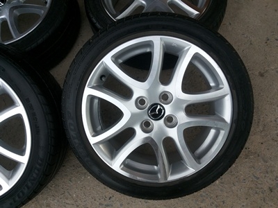 ขายล้อแม็ก Mazda 2 Sport Top 16 พร้อมยาง 195/45/16 1 ชุด