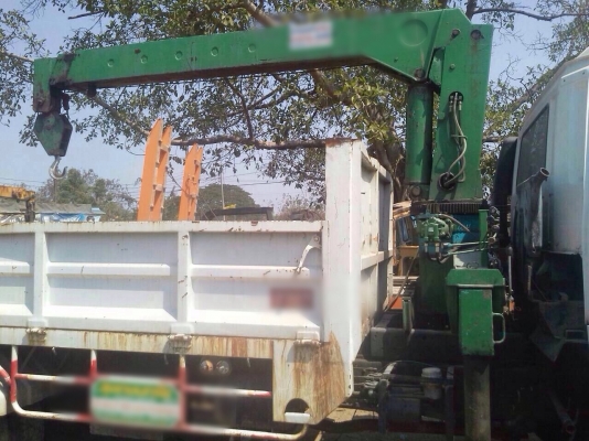 ขายรถบรรทุกติดเครน ISUZU FXZ23NFY เครื่อง 220 แรง ติดเครน 4 ตัน กระบะ 7.20 เมตร