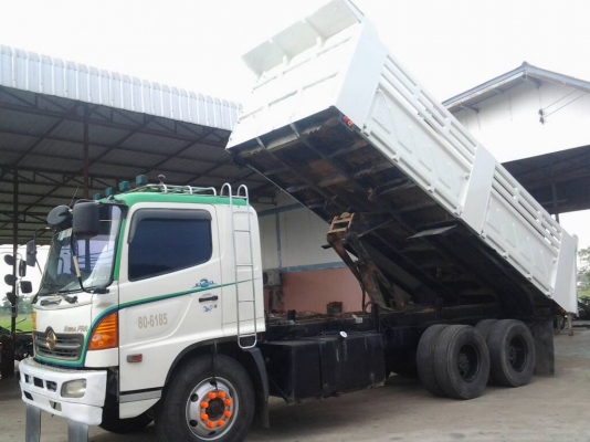 ###HINO MEGA 260 Hp ดัมพ์สามมิตรลอนเฉียงงามๆครับ(ทีมงานรถคุณภาพ)