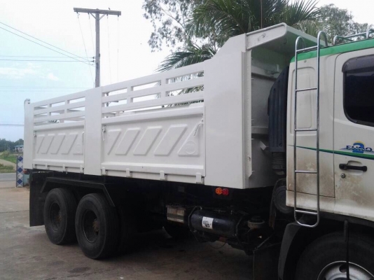 ###HINO MEGA 260 Hp ดัมพ์สามมิตรลอนเฉียงงามๆครับ(ทีมงานรถคุณภาพ)