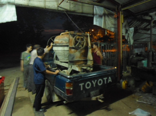 ขายโม่ปูนผสม เหล็กหล่ออย่างหนา