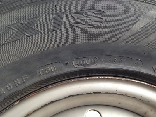 ล้อกระทะ ISUZU พร้อมยาง MAXIS 195R14