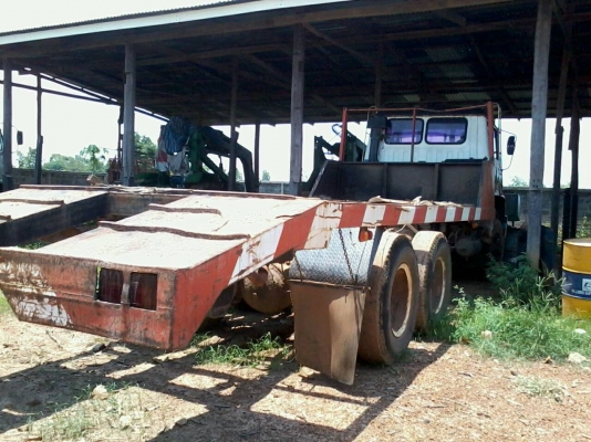 ขายด่วนเทรนเลอร์หางปลา10ล้อเครื่อง260แรงลงเล่มเรียบร้อยเข็นแบคโฮ200สบายโทร0843923995