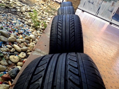 แม็กซ์ยาง 17 นิ้ว 5รู100 ใส่อัลติส โคโรน่า วิช พร้อมยางบริดสโตนดอกลึก ตจว ส่งฟรี