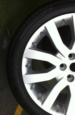 แม็กพร้อมยางสวยๆ สำหรับ Rang Rover