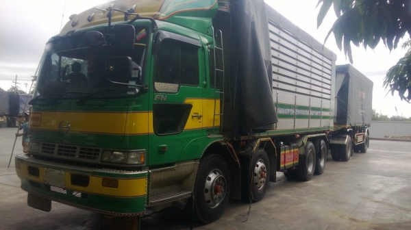 ขายรถพ่วง 20 ล้อ 2 เพลา แม่-ลูก กระบะเนียมคอกเกษตรดั้ม อู่.ซุ่นชัย PROFIA-K13C รถสวยมากๆ ราคาย้อมๆสนใจโทยเลย